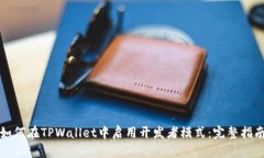 如何在TPWallet中启用开发者模式：完整指南